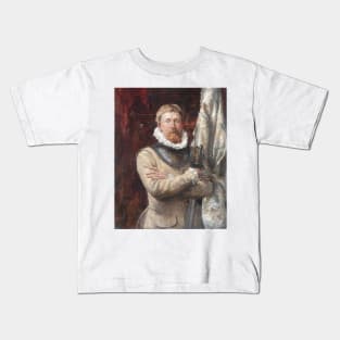 Hugo Birger, the Artist, as a Mercenary by Ernst Josephson Kids T-Shirt